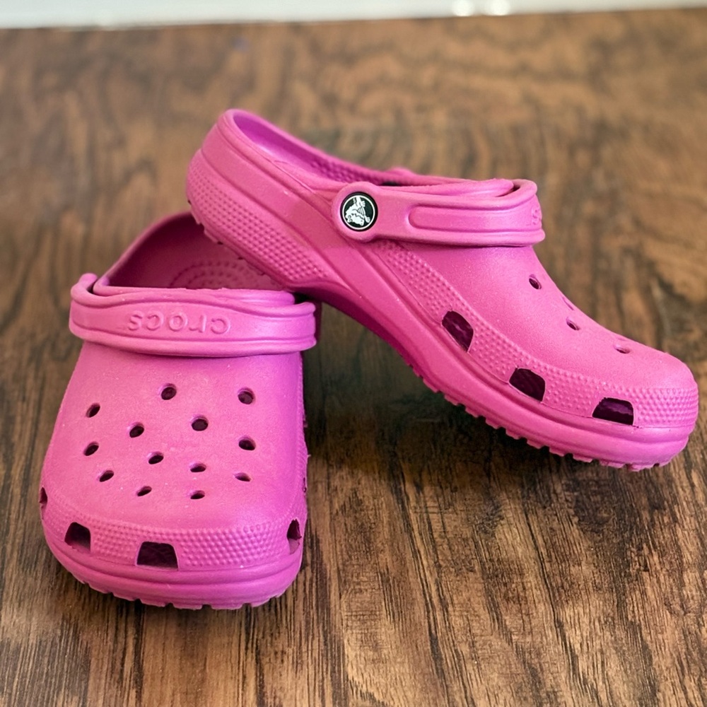 CROCS Vibrant Pink Slip-On Clogs